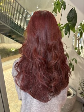 クム(kumu) 【kumu】ブリーチなし暖色系カラー/カシスワインレッド/ボルドー