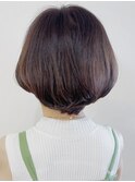 大人のすっきりショートボブ☆似合わせ/大人ヘア/お手入れ簡単