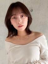 ガーデンヨコハマ(GARDEN YOKOHAMA)&nbsp;ボブレイヤー　小顔　ココアブラウン　ココアベージュ　外ハネ