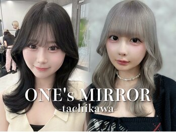 ワンズミラー 立川(ONE'S MIRROR)の写真/《*ケアブリーチ導入*》カット+カラー+TR￥7350/カラー+トリートメント￥4900/ダブルカラー￥13700[立川駅]