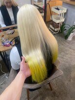 セレーネヘアーレイズ 梅田店(Selene hair Raise)&nbsp;イエローグラデーション☆