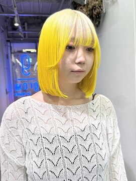 グロウ 渋谷(grow) 【イエロー×ブロンド／ルーツカラー】