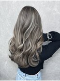 コントラスト極ハイライト☆グレーベージュ☆20代30代40代