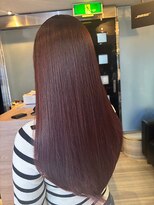 ヘアメイク フォックス 錦店(hair make FOX)&nbsp;透明感/艶髪/ロング/ストレート/チョコレートブラウン