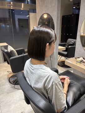 モク 川口店(mok) 切りっぱなしボブ