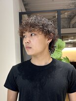 ノブレス ノアール(NOBLESSE NOIR) 【メンズ】波巻きパーマ/ウルフ