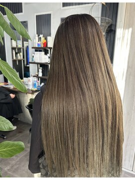 キャンドル(Candle) ナノバブル髪質改善　アンブレラ　ミックスカラー