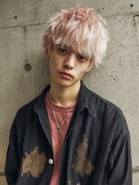 イル プラス 原宿(iLe.+) MEN’S HAIR/サーフカール/刈り上げセンターパート/ブリーチ