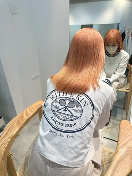  fit stand 千葉/ショートボブ/カット/パーマ/ダブルカラー/トリートメント/縮毛矯正 イメチェン/ピンクベージュ/アンブレラカラー[千葉]