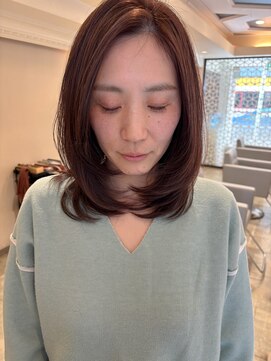 ヘアーエスクールフェイス(hair S. COEUR face) レイヤーカット/枚方美容室/大阪美容室