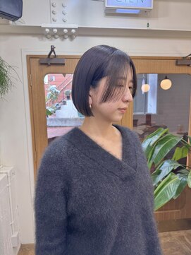 シエン 恵比寿(CIEN) モードスタイルラインボブ/重ためぱっつんボブ/切りっぱなしボブ