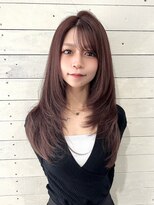 ルノン フィージュ(LUNON fieju)&nbsp;黒髪クラゲヘアーオリーブグレー小顔ココアベージュ