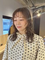 ジュベ(juve.) 大分ミディアムロング顔周りレイヤーカット髪質改善カラーパーマ