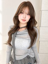 ロマーリ 倉敷(LOMARLIE)&nbsp;倉敷韓国レイヤー20代30代40代似合わせ前髪顔周りカットベージュ