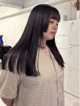 ジェスター 烏丸御池店(JESTER) 〈suzuno〉ダークパープル×ステップカット