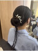 個性派カチモリヘア　お呼ばれヘアセット
