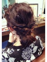 ヘアーサロン リノ(Hair Salon Lino) ねじりヘアセット　大人クラシカル