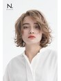アッシュ ヘアーメイク 桐生(ash hair×make)&nbsp;ハイトーンカラーの後のオンカラーでも鮮やかな発色。【桐生】