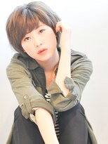ヘアーサロン ラフリジー(Loufreasy) 【イルミナカラー】×簡単スタイリングのナチュラルショートボブ