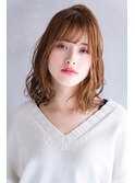 [kate] 大宮　アプリコットベージュ×ゆるウェーブ