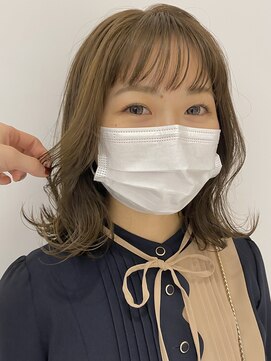 アピッシュ ギンザ(apish ginza) tomo【髪質改善オイルカラー　オリーブベージュ】