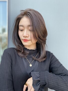 トニーアンドガイ 原宿店(TONI & GUY) 大人の女性にぴったり/ローライト/ミディアム/アッシュピンク