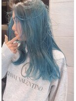 ラル 立川(lar)&nbsp;ブルー_くびれミディラベンダーカラー