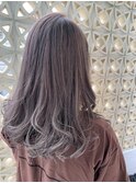 ピンクアッシュグラデーション