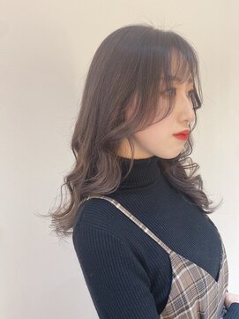 ミチオノザワヘアサロンギンザ 静岡店(Michio Nozawa HAIR SALON Ginza) 韓国風ヘア×ラベンダーグレージュ/ヨシンモリ
