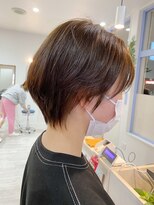 エルフ(elf)&nbsp;ショートヘア×マットベージュ フレンチカジュアル