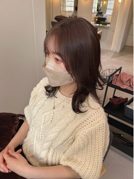 ヘアーポケット リタ(HAIR POCKET ritta) サイドバング×ミルキーブラウン