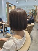 【大人かわいい】コンパクトボブ　グレージュ　20代30代40代