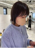 切りっぱなしボブ