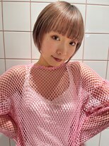 ロンドルーチェ 心斎橋(Lond luce)&nbsp;ダークアッシュ/ミディアムレイヤーカット［髪質改善/縮毛矯正］