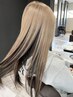 可愛いをキープ【ブリーチ後３週間以内限定】オンカラー×カシミヤクイックTR