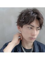 オースティン 調布アミックス(AUSTIN)&nbsp;ツイストパーマ七三オールバックマッシュウルフスリークショート