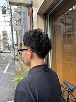 ヘアアートヒサ(HAIR ART hisa)&nbsp;｢RYOKO｣304050代  2ブロ メンズレイヤーカット パーマ