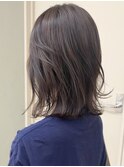 名古屋レイヤーカットミディアムグレージュハッシュカット矢場町