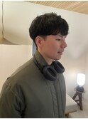 刈り上げ/ニュアンスパーマ/大人メンズカット