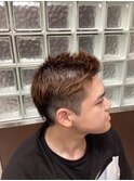 軽めパーマツーブロック