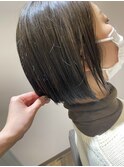 ミニボブ ツヤ白髪染め 30代、40代、50代