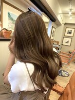 マスカリ(muscali)&nbsp;星華,小顔,マロンベージュ,くすみベージュ,細めハイライト