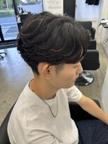 ラッドバイプティパ(rad...by petit-pas)&nbsp;センターパート/メンズ/パーマ/ニュアンスパーマ/学割/韓国