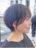 前髪カタログ/イメチェンスタイル／ウェーブパーマ/こなれミディ