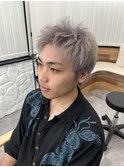 スパイキーショート＋シルバーアッシュ