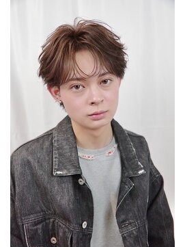 オーシャントーキョー 仙台(OCEAN TOKYO) ニュアンスフェザーパーマショートセンターパートマッシュ仙台