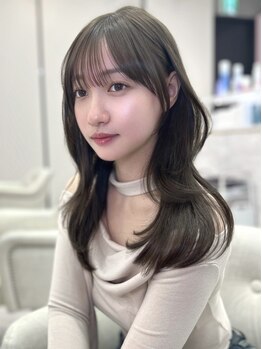 アディション 新宿(ADITION)の写真/印象を1番左右されるからこそ繊細に!韓国系・中国系のヘアで、顔周りを色っぽく*[新宿駅/代々木駅/韓国]