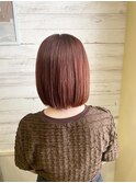 大人可愛い艶髪ボブ