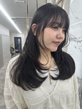 エトワール(ETOILE) 神戸三ノ宮/レイヤーカット/ミディアム/顔周りカット