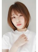 【GEEKS渋谷】くびれボブ/ミディアムレイヤー/前髪あり/20代30代
